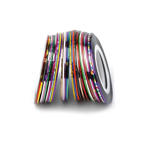 Πράσινη γυαλιστερή διακοσμητική ταινία νυχιών 2mm