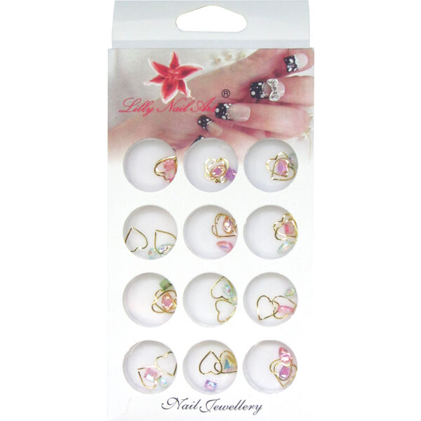 Κασετίνα με διακοσμητικά στρασάκια νυχιών