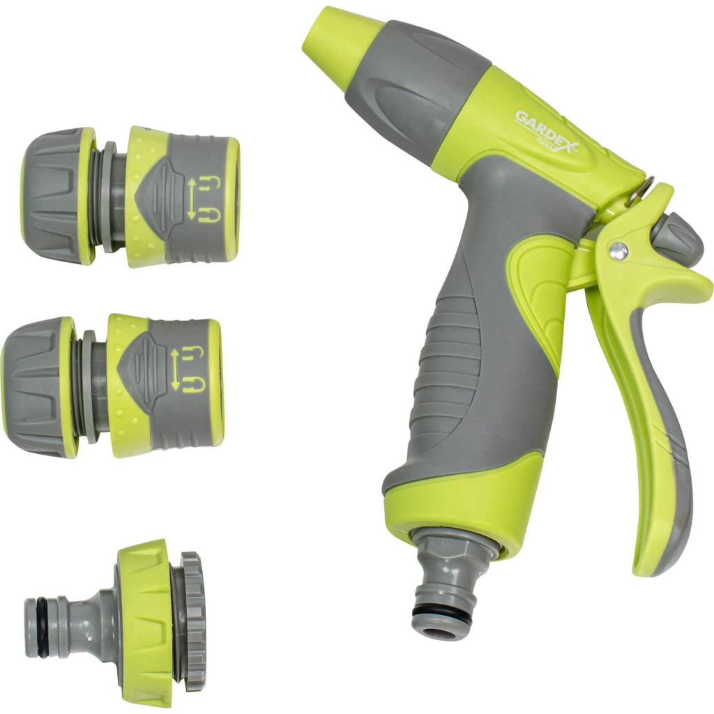 405105 GARDEX Σετ Πιστόλι νερού με ταχυσυνδέσμους 405105 - Image 1