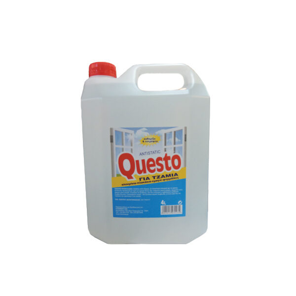 Αντιστατικό υγρό τζαμιών Questo 4Lt