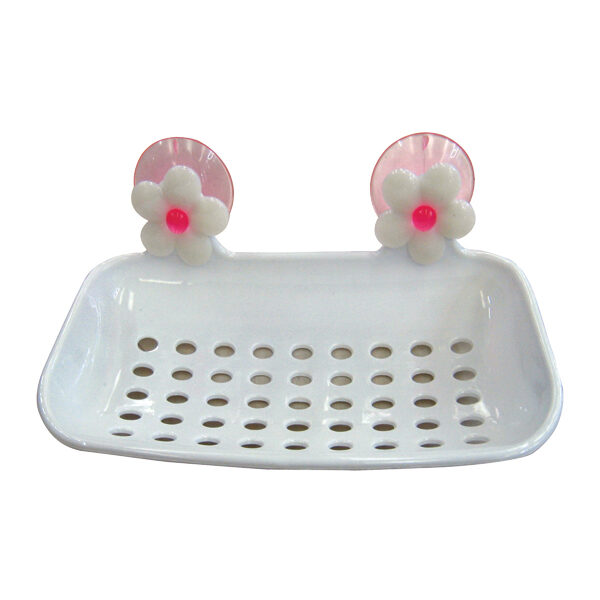 Πλαστική αναρτώμενη σπογγοθήκη ντουζιέρας με βεντούζες