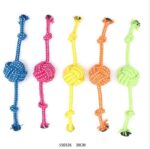 Παιχνίδι σκύλου σχοινί με μπάλα - 30cm - 12pcs - 550536 - Image 2