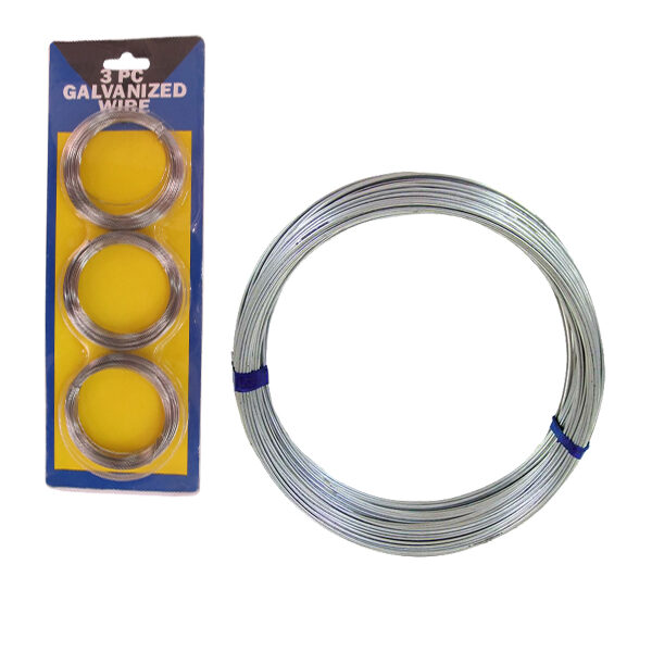 Σετ 3 γαλβανιζέ σύρματα Φ0,5cm