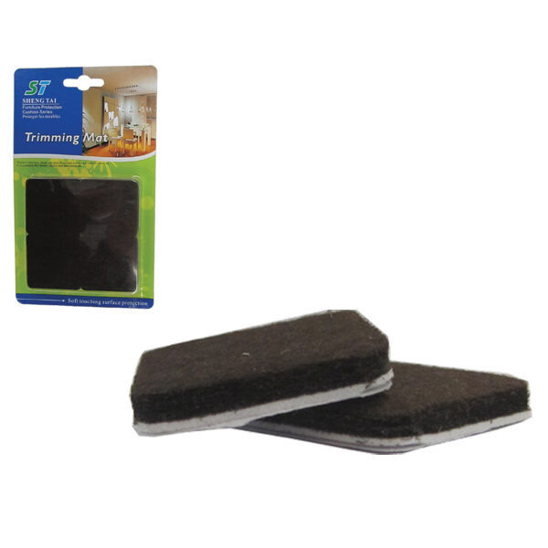 Σετ 8 τετράγωνα αυτοκόλλητα προστατευτικά τσοχάκια επίπλων