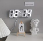 Ψηφιακό ρολόι – Ξυπνητήρι - 6609 - 466097 - White - Image 3