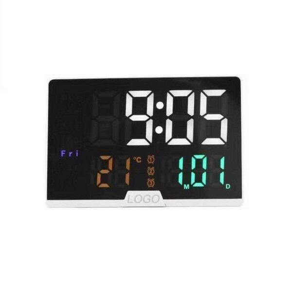 Ψηφιακό ρολόι - Ξυπνητήρι - 6627 - 466271 - White