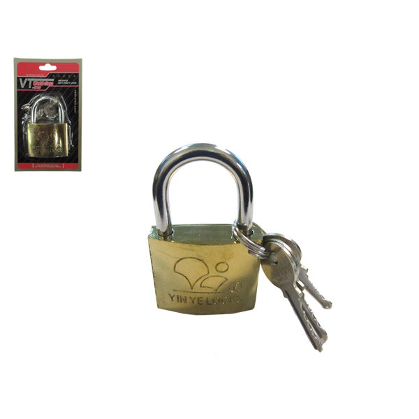 Ορειχάλκινο λουκέτο ελαφρύ τύπου 2,5cm
