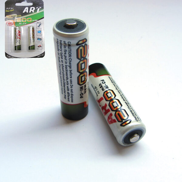 Συσκευασία 2 επαναφορτιζόμενες μπαταρίες ΑΑ-R6