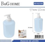 Θήκες κρεμοσάπουνου Dispenser πλαστικές - Σετ 5pcs - Light Blue - 21685 - Image 2