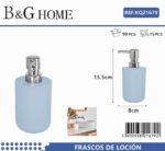 Θήκες κρεμοσάπουνου Dispenser πλαστικές - Σετ 5pcs - Light Blue - 21679 - Image 2