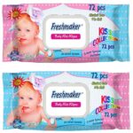 Υγρά Μωρομάντηλα Freshmaker με Καπάκι πακ=72τεμ  4teen4ty 25136