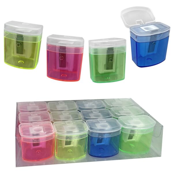 Ξύστρα Βαρελάκι με Θήκη 4x3,5x2cm JustNote 701671