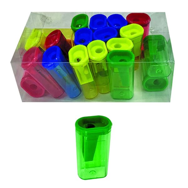 Ξύστρα Βαρελάκι Μονή 4,5x2,5cm JustNote 702024