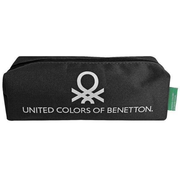 Κασετίνα Μαύρη United Colors of Benetton 20x6cm Benetton 1015F-9306K