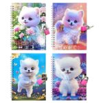 Σημειωματάριο με Λουκέτο Σκυλάκι 13x18cm JustNote 703385