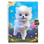 Σημειωματάριο με Λουκέτο Σκυλάκι 13x18cm JustNote 703385 - Image 2