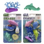 Γόμες 3d Θαλάσσια Ζωάκια 5τεμ ~4,5cm JustNote 703390