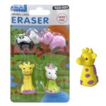 Γόμες 3d Ζωάκια Ζούγκλας 4τεμ ~3,5cm JustNote 703394 - Image 2