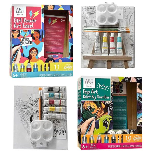 Γίνε Ζωγράφος Καμβάς σετ=11τεμ 24x29x6cm JustNote 703469