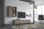 Σύνθεση σαλονιού "SMART 4D" σε χρώμα σταχτί-λευκό - Image 2