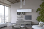 Σύνθεση σαλονιού "SMART 8B" σε χρώμα σταχτί-λευκό - Image 2