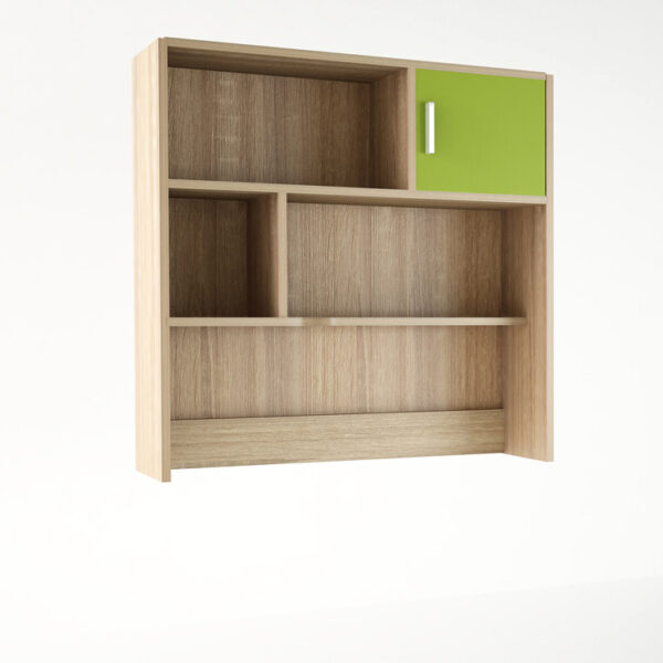 Εταζέρα σε χρώμα δρυς-λαχανί 100x30x100