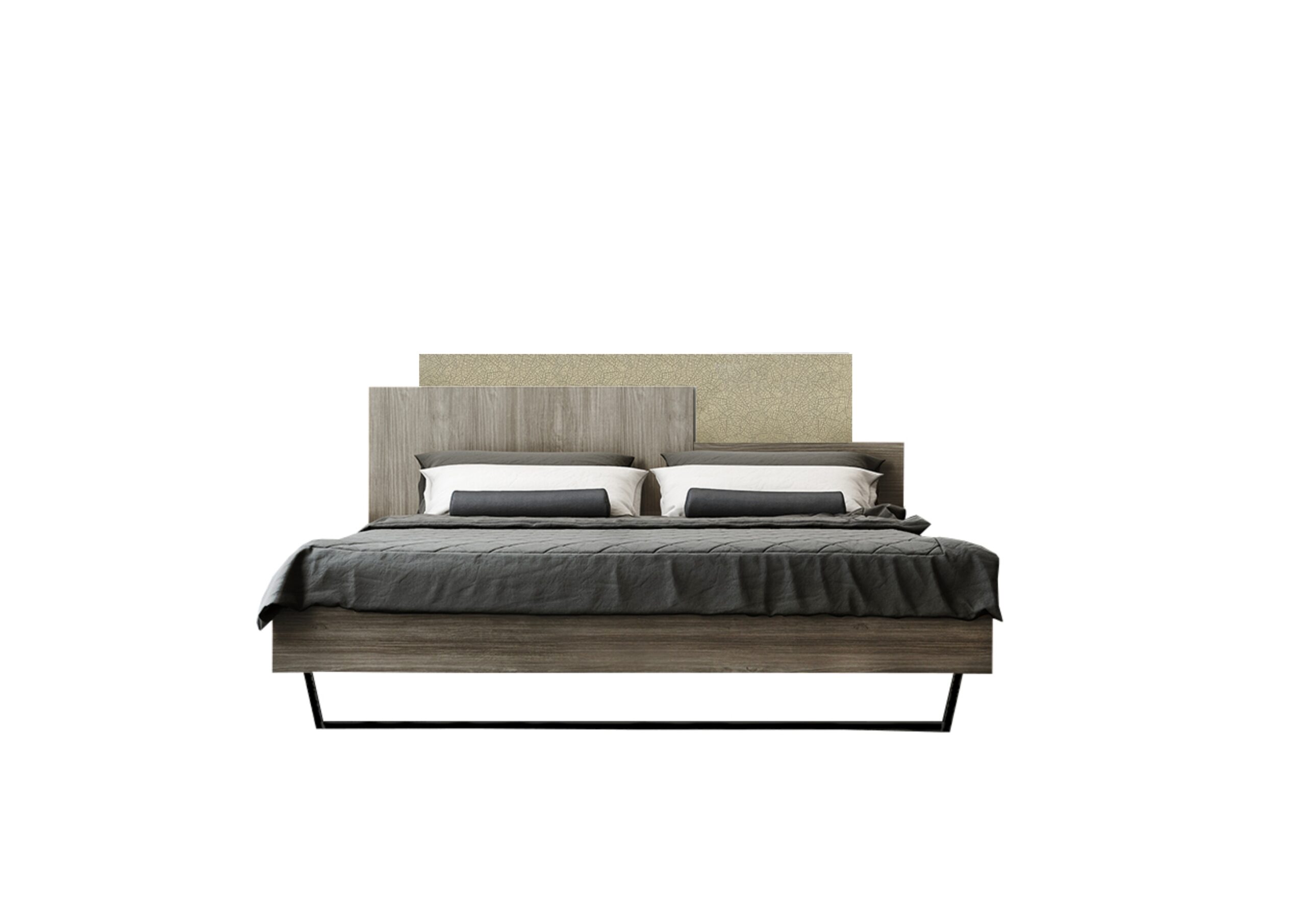 500-00580-scaled Κρεβάτι "ΜΟΡΦΕΑΣ" διπλό σε χρώμα σταχτί-εκρου σκούρο 160x200 - Image 1