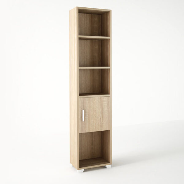 Βιβλιοθήκη σε χρώμα δρυς 40x30x180