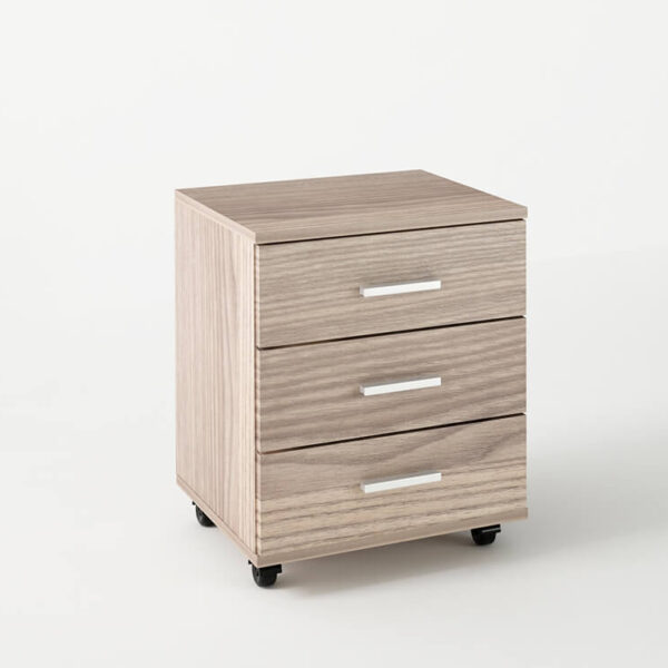 Συρταριέρα τροχήλατη σε χρώμα σταχτί 45x40x53