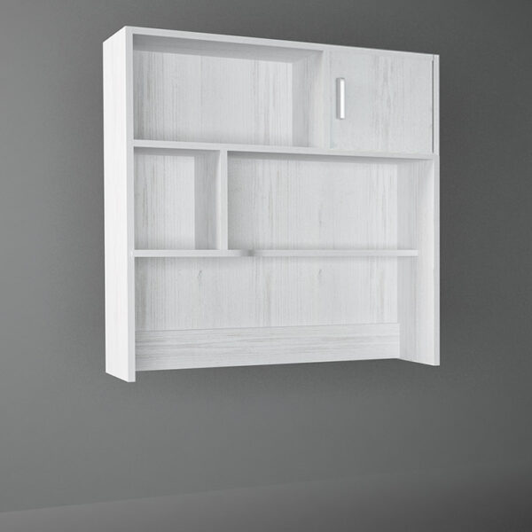 Εταζέρα σε χρώμα λευκό ρουστίκ 100x30x100