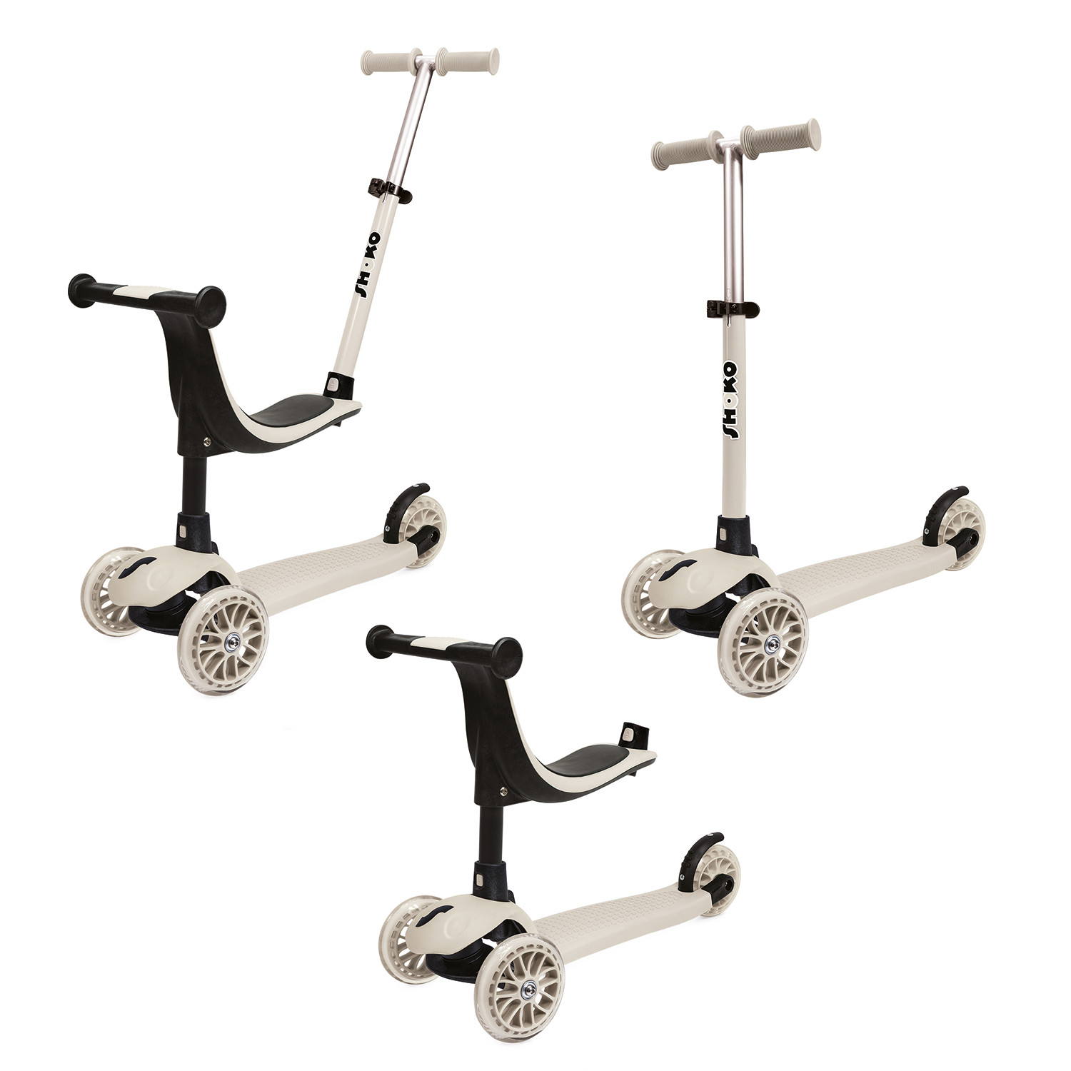 5004-50531-10-696f74bf941cf1053a409454_1768915032 Shοko Scooter Premium 3 In 1 Ash Cloud Για 12+ Μηνών - Image 1