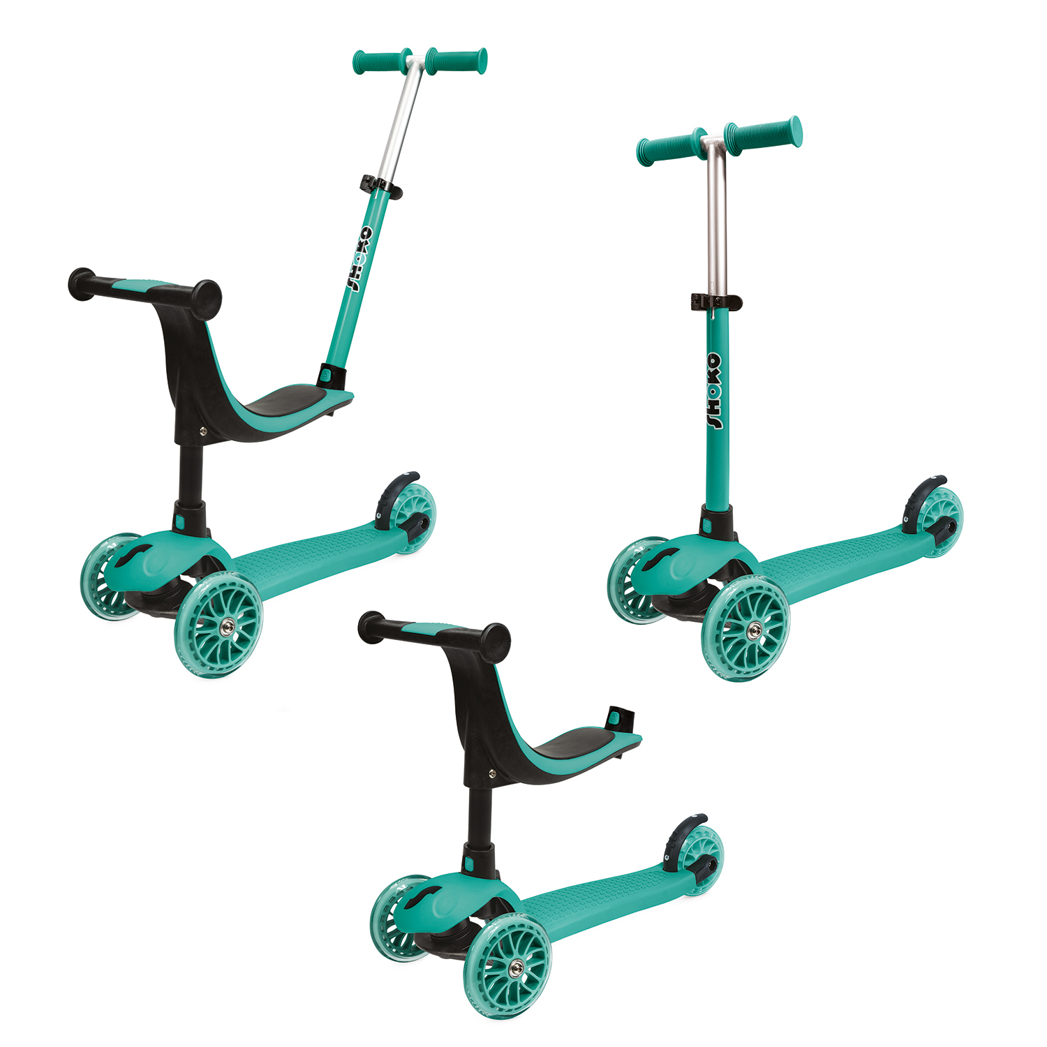 5004-50532-10-696f6c72941cf1053a40943a_1768911304 Shοko Scooter Premium 3 In 1 Tropical Mist Για 12+ Μηνών - Image 1