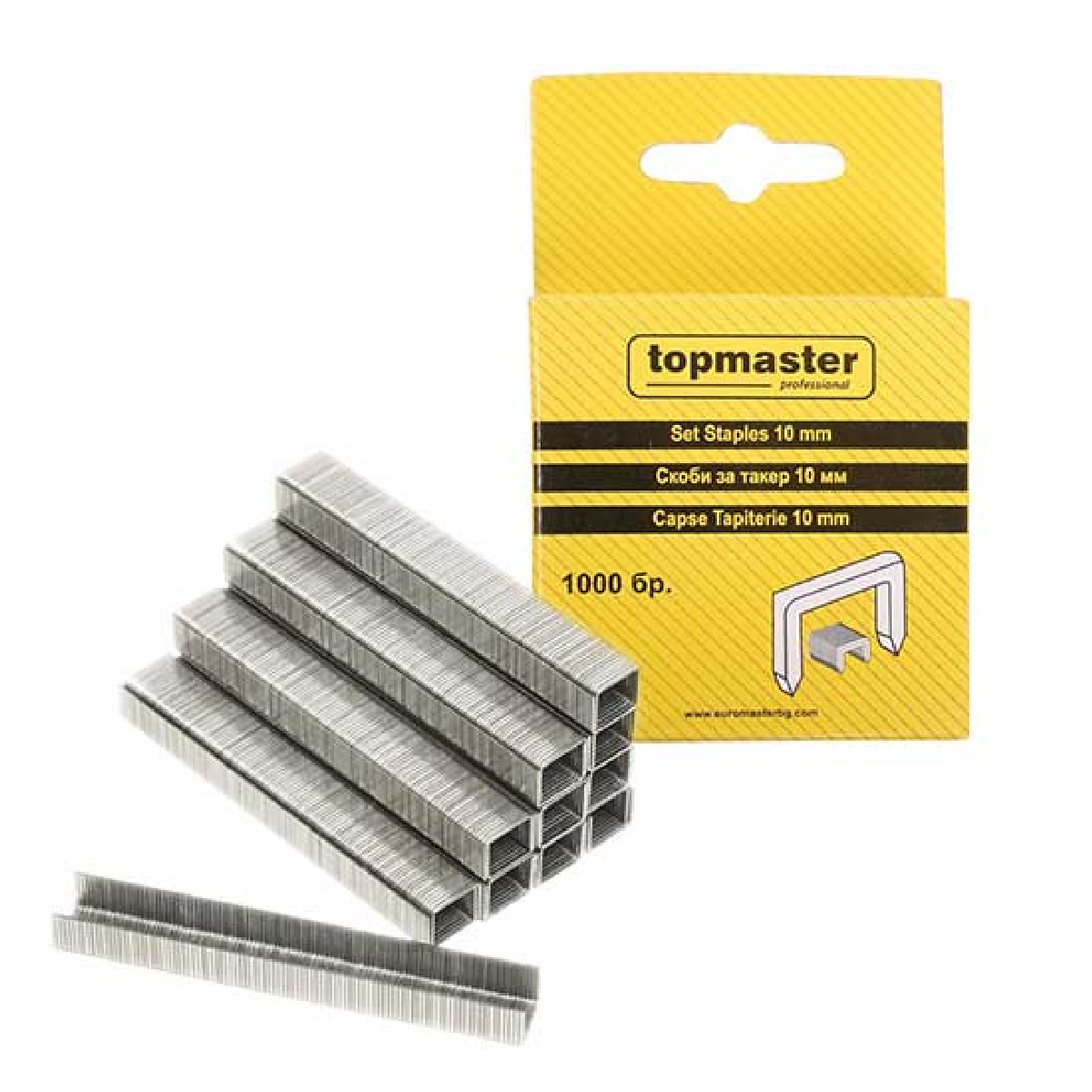 511323 TOP MASTER Καρφωτικά δίχαλα(σειρά 50) 1000τεμ 14ΜΜ 511323 - Image 1