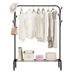 Τροχήλατη κρεμάστρα δαπέδου - YP603 - 522565 - Black - Image 2