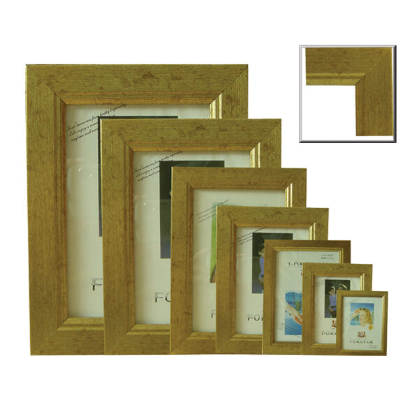 Πλαστική κορνίζα χρυσή επιτραπέζια για πτυχίο Α4 21Χ30