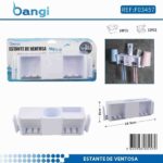 Επιτοίχια θήκη μπάνιου για οδοντόβουρτσες - 03457 - Image 2