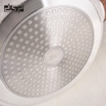 Ρηχή κατσαρόλα αντικολλητική με καπάκι - 5.5L - CA005-BS32-Black - DSP - 563905 - Image 3