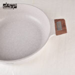 Ρηχή κατσαρόλα αντικολλητική με καπάκι - 5.5L - CA005-BS32-Beige - DSP - 563806 - Image 2