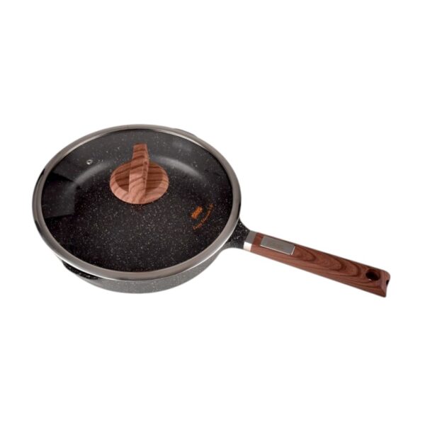 Αντικολλητικό τηγάνι με καπάκι - 2.7L - CA005-CD24-Black - DSP - 565718