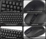 Σετ ασύρματο πληκτρολόγιο & ποντίκι H/Y - 2.4GHz - CMK-329 - 567892 - Image 4
