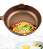 Αντικολλητικό τηγάνι με καπάκι - 2.7L - CA004-CD24-Black - DSP - 569426 - Image 2