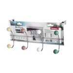 Μεταλλική κρεμάστρα πόρτας 4 θέσεων - 57608