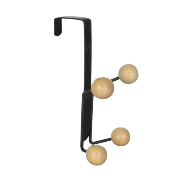 Μεταλλική κρεμάστρα πόρτας 4 θέσεων - 57893