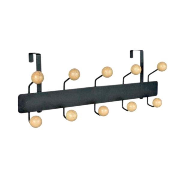 Μεταλλική κρεμάστρα πόρτας 5 θέσεων - 57894