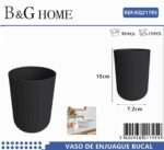 Θήκες οδοντόβουρτσας πλαστικές σε σετ 5Χ - Black - 21795 - Image 2