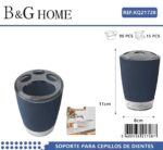 Θήκες οδοντόβουρτσας πλαστικές σε σετ 5Χ - Blue - 21728 - Image 2