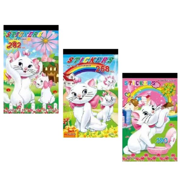 Άλμπουμ με Στίκερ Σχέδιο Γάτες 24,5x14,5cm JustNote 26745