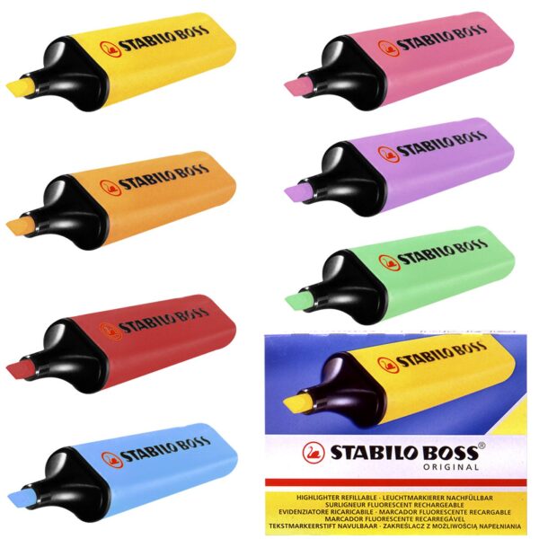 Μαρκαδόρος Υπογραμμίσεως Stabilo Boss Original 5mm  Stabilo 70/24