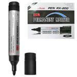 Μαρκαδόρος Ανεξίτηλος Μαύρος 12,5x1,8cm JustNote 80528