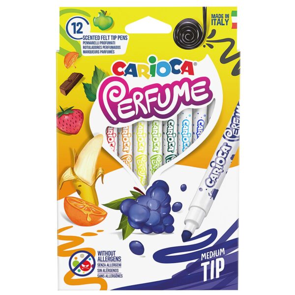 Μαρκαδόροι Carioca Perfume σετ=12 Χρώματα  Carioca 42672